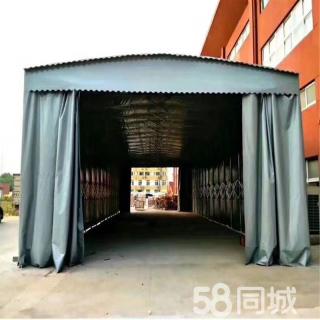 纵盛专业定制大型推拉雨篷仓库存货物流商铺排档停车硼
